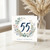 55th Birthday Card Floral Wreath Happy Birthday Card