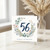 56th Birthday Card Floral Wreath Happy Birthday Card