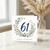 61st Birthday Card, Floral Wreath Happy Birthday Card
