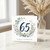 65th Birthday Card, Floral Wreath Happy Birthday Card