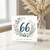 60th Birthday Card, Floral Wreath Happy Birthday Card