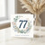 77th Birthday Card, Floral Wreath Happy Birthday Card