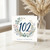 102nd Birthday Card, Floral Wreath Happy Birthday Card