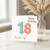 Auntie 18th Birthday Card, Happy Birthday Balloon Number 18 Card