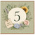 5th Birthday Card, Floral Happy Birthday Card