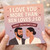 Funny Valentine's Day Card - I Love You More Than Ben Loves J-Lo - Romantic Card for Boyfriend, Girlfriend or Partner