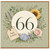 66th Birthday Card Floral Wreath Happy Birthday Card