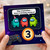 3rd Birthday Card for Boy or Girl, Among Us Space Game Birthday Card