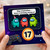 17th Birthday Card for Gamer, Among Us Style Birthday Card