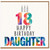 18th Birthday Daughter Card, Happy Birthday Daughter Card