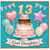 God Daughter 13th Birthday Card
