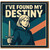I've Found My Destiny Congratulations Card - Empowering Sword Illustration, Motivational Poster Style - Perfect for Graduation, New Job, Exams or Achievement - Blank Inside