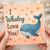 I Whaley Love You Card - Cute Whale Pun Love/Anniversary Greeting Card with Hearts, Romantic for Partner, Valentine's Day or Just Because