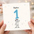 1st Birthday Nephew Card
