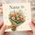 Nana 70th Birthday Card, Floral Bouquet Birthday Card