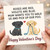 Funny Valentine’s Day Card from the Dogs for Him, Dog Dad, Husband or Boyfriend - Roses Are Red Violets Are Blue Mum Wants You to Walk Us and Pick Up Our Poo - Cute Puppies Design