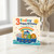 3rd Birthday Card, Cute Animal Ark Rainbow Birthday Card