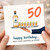 50th Birthday Card Funny Tequila Birthday Card