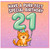 21st Birthday Card, Cute Cat Purr - fect Special Birthday Card