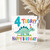 4th Birthday Card, 4 Today Dinosaur Happy Birthday Card