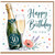 30th Birthday Card, Happy Birthday To You Champagne Card