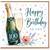 100th Birthday Card, Happy Birthday To You Champagne Card