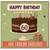 60th Birthday Card, Happy Birthday and Looking Fabulous Cake Design