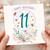 11th Birthday Card