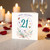 21st Birthday Card, Happy Birthday Card with Floral Bee and Ladybird Design