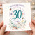 30th Birthday Card With Love