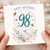98th Birthday Card