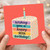 90th Birthday Card, Wishing You a Happy 90th Birthday Cake Design