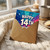 14th Birthday Card, Happy 14th Birthday Retro Starburst Card