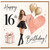 16th Birthday Card for Daughter, Girl, or Teen