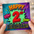 2nd Birthday Card, Comic Style Happy 2nd Birthday Card