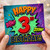 3rd Birthday Card Comic Book Style Happy Birthday Card