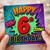 6th Birthday Card, Comic Book Style Happy Birthday Card
