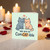 We Are So ComCATible Cat Couple Love Card - Cute Pun Anniversary/Valentine’s Day Card for Partner, Boyfriend or Girlfriend, Cat Lovers