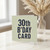 30th Birthday Card, Bold Typographic 30th B'Day Card