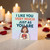 I Like You Very Much Just As You Are Card - Cute Heartfelt Love Card for Partner, Anniversary or Valentine - Supportive Encouragement with Hearts - Blank Inside