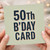 50th Birthday Card, 50th B'Day Card