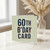 60th Birthday Card