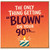 90th Birthday Card Funny Humorous Candle Design