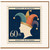 60th Birthday Card, Vintage Jester Hat Design
