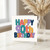 90th Birthday Card, Colourful Retro Happy 90th Birthday Greeting Card