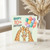 10th Birthday Card for Child, Cute Giraffe Balloon Design