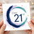21st Birthday Card, Happy 21st Birthday Card