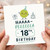 18th Birthday Card Funny Cute Character Birthday Card