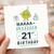 21st Birthday Card