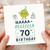 70th Birthday Card, Funny Haaaa - Peeeee Birthday Card